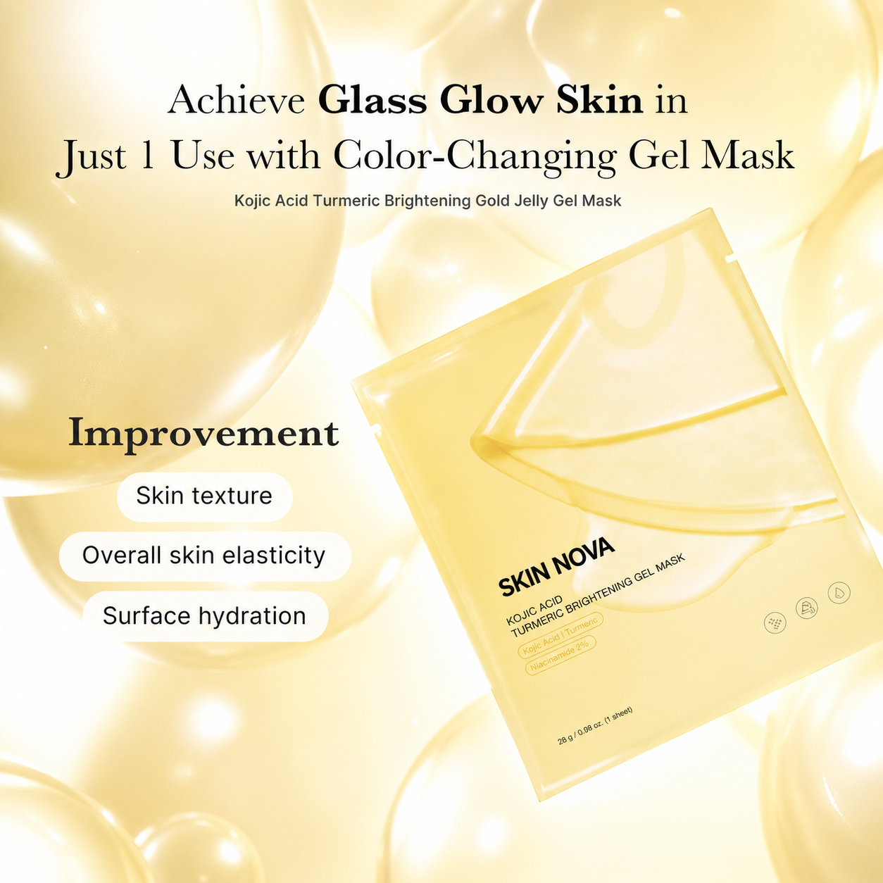 [SUBSCR.] SKINNOVA™ KOJIC TURMERIC GLOW MASK